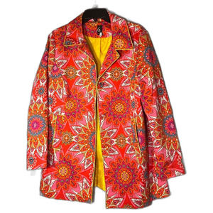 Vibrant Pink Floral-Print Jacket - Brand:6 by Six